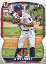 Load image into Gallery viewer, 2023 Bowman Prospects 1st Bowman Yilber Herrera FBC BP-86 Minnesota Twins
