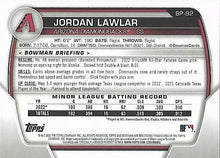 Load image into Gallery viewer, 2023 Bowman Prospects Jordan Lawlar BP-92 Arizona Diamondbacks
