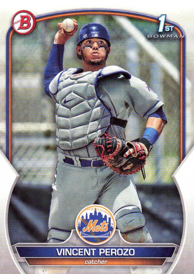 2023 Bowman Prospects 1st Bowman Vincent Perozo FBC BP-102 New York Mets