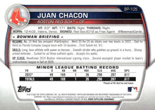 Load image into Gallery viewer, 2023 Bowman Prospects 1st Bowman Juan Chacon FBC BP-105 Boston Red Sox
