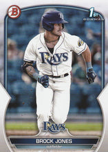 Load image into Gallery viewer, 2023 Bowman Prospects 1st Bowman Brock Jones FBC BP-115 Tampa Bay Rays
