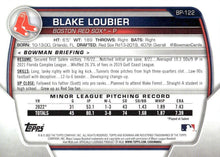 Load image into Gallery viewer, 2023 Bowman Prospects 1st Bowman Blake Loubier FBC BP-122 Boston Red Sox
