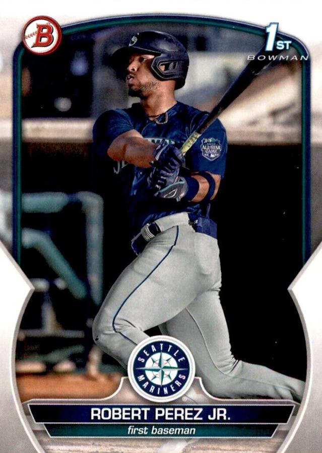 2023 Bowman Prospects 1st Bowman Robert Perez Jr. FBC BP-124 Seattle Mariners