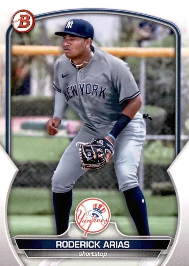 2023 Bowman Prospects Roderick Arias BP-135 New York Yankees