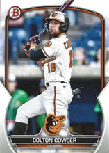 Load image into Gallery viewer, 2023 Bowman Prospects Colton Cowser BP-144 Baltimore Orioles
