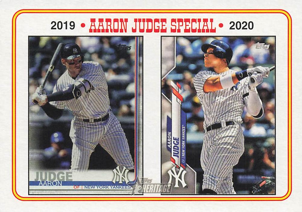 2023 Topps Heritage Aaron Judge #3 New York Yankees