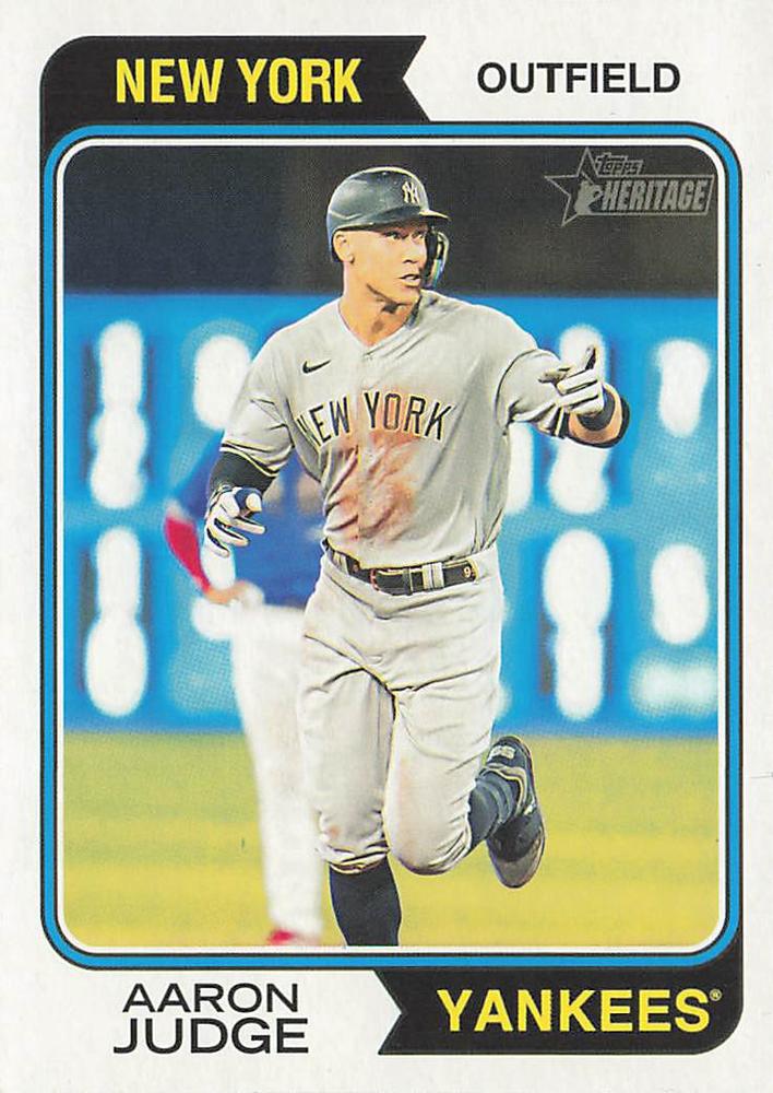 2023 Topps Heritage Aaron Judge #152 New York Yankees