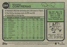 Load image into Gallery viewer, 2023 Topps Heritage Roansy Contreras #244 Pittsburgh Pirates
