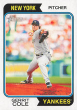 Load image into Gallery viewer, 2023 Topps Heritage Gerrit Cole #324 New York Yankees
