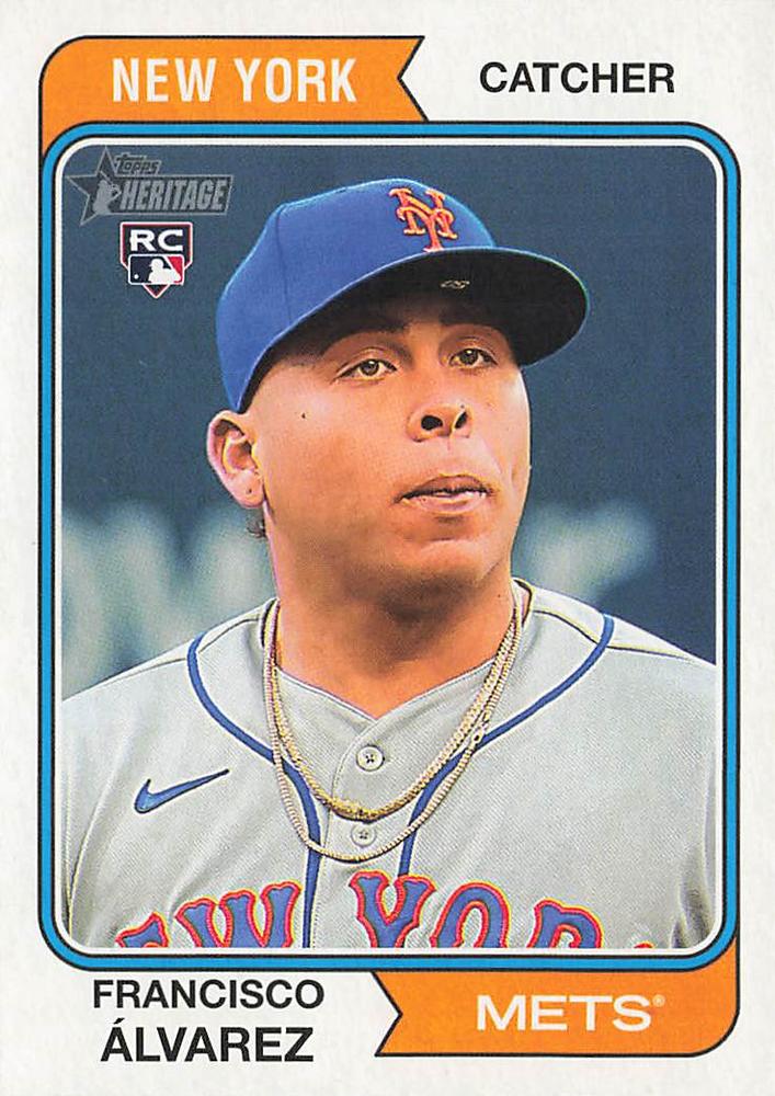 2023 Topps Heritage Francisco Álvarez RC #388 New York Mets