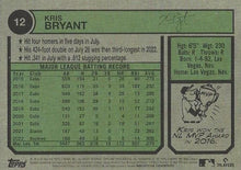 Load image into Gallery viewer, 2023 Topps Heritage Chrome Kris Bryant  #12 Colorado Rockies
