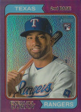 Load image into Gallery viewer, 2023 Topps Heritage Chrome Ezequiel Duran  #31 Texas Rangers

