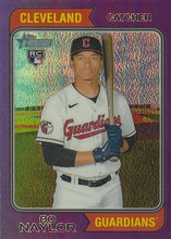 Load image into Gallery viewer, 2023 Topps Heritage Chrome Bo Naylor  #172 Cleveland Guardians
