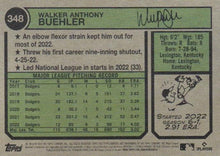 Load image into Gallery viewer, 2023 Topps Heritage Chrome Walker Buehler  #348 Los Angeles Dodgers

