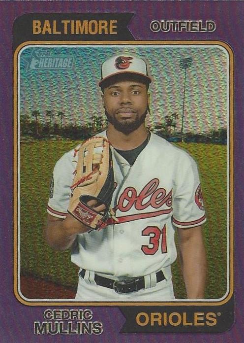 2023 Topps Heritage Chrome Cedric Mullins  #356 Baltimore Orioles