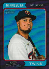 将图片加载到图库查看器，2023 Topps Heritage Chrome Purple Luis Arraez  #359 Minnesota Twins
