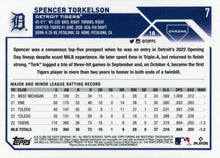 Load image into Gallery viewer, 2023 Topps Chrome Spencer Torkelson #7 Detroit Tigers
