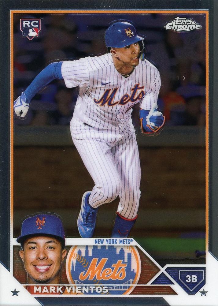 2023 Topps Chrome Mark Vientos RC #8 New York Mets