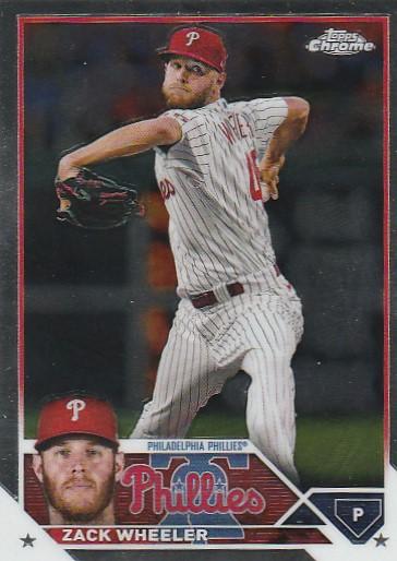 2023 Topps Chrome Zack Wheeler #20 Philadelphia Phillies