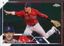 Load image into Gallery viewer, 2023 Topps Chrome Trevor Story #23 Boston Red Sox
