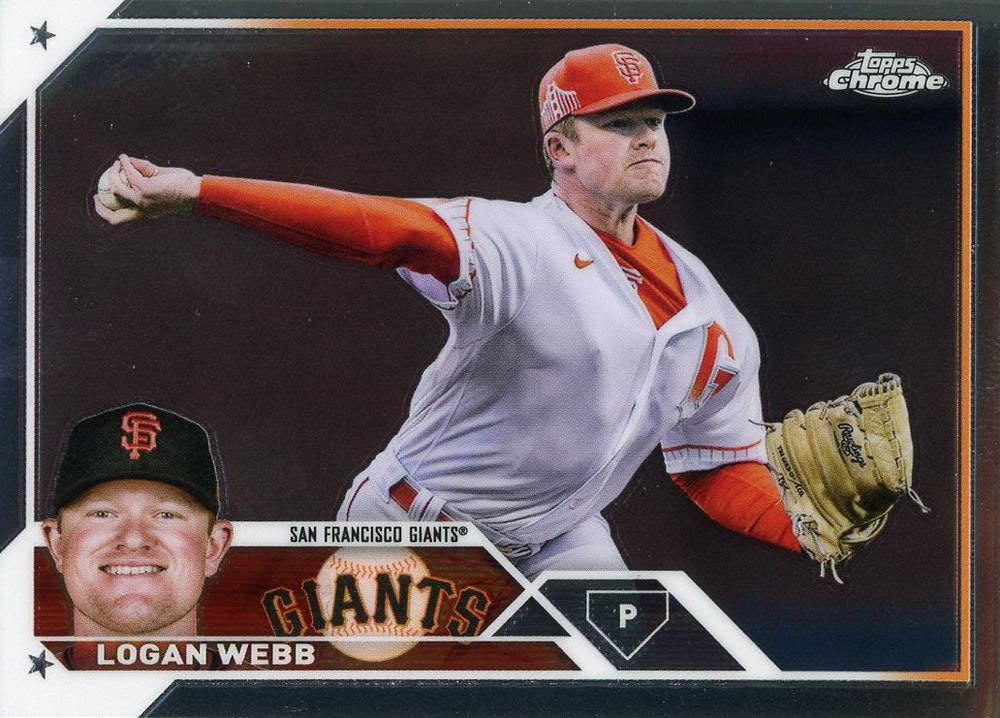 2023 Topps Chrome Logan Webb #32 San Francisco Giants