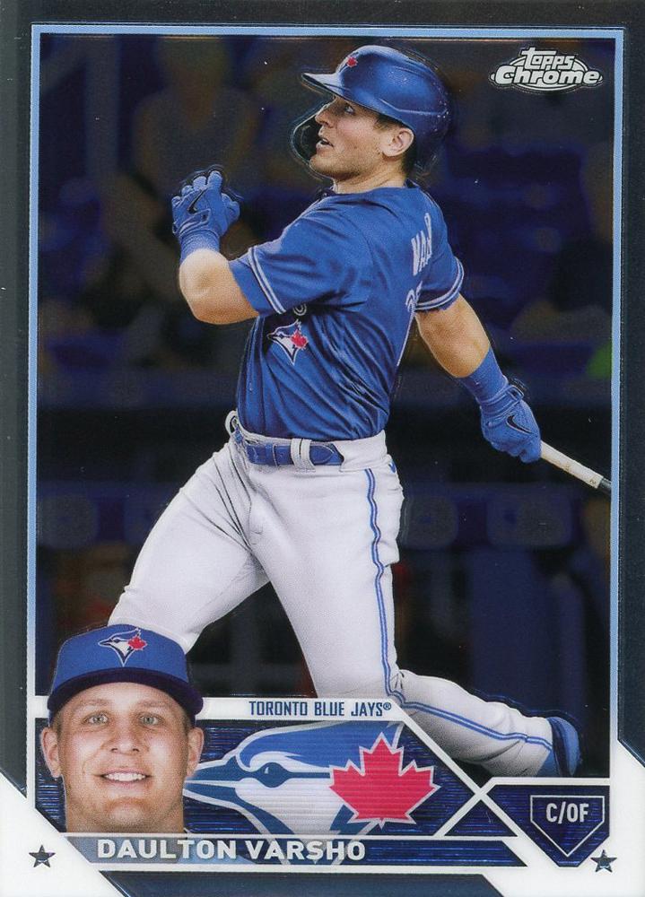 2023 Topps Chrome Daulton Varsho #33 Toronto Blue Jays