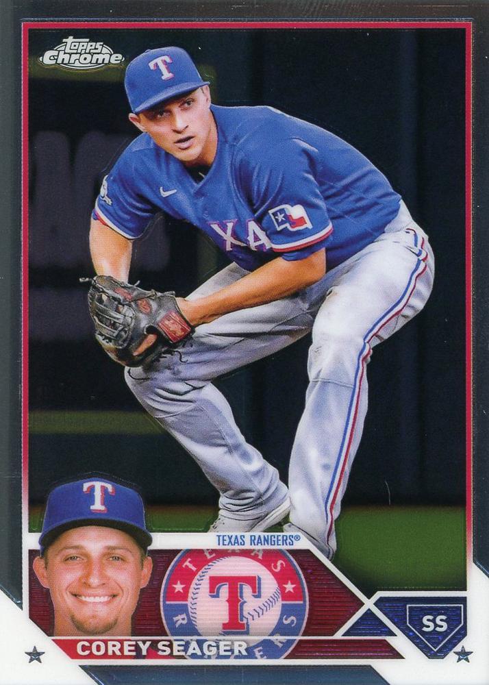 2023 Topps Chrome Corey Seager #45 Texas Rangers