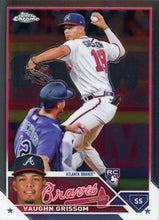 Load image into Gallery viewer, 2023 Topps Chrome Vaughn Grissom RC #48 Atlanta Braves
