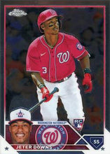 Load image into Gallery viewer, 2023 Topps Chrome Jeter Downs RC #56 Washington Nationals
