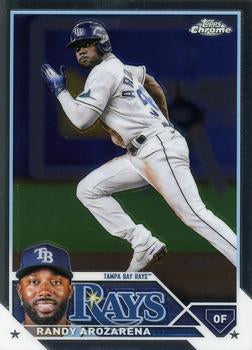 2023 Topps Chrome Randy Arozarena #59 Tampa Bay Rays