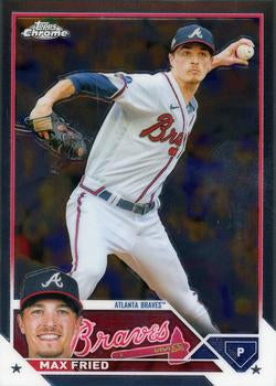 2023 Topps Chrome Max Fried #65 Atlanta Braves