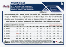 Load image into Gallery viewer, 2023 Topps Chrome Austin Riley #66 Atlanta Braves
