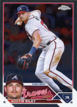 Load image into Gallery viewer, 2023 Topps Chrome Austin Riley #66 Atlanta Braves
