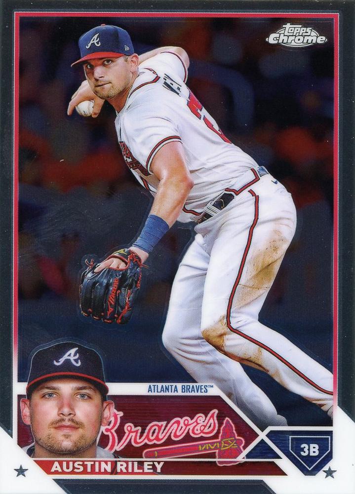 2023 Topps Chrome Austin Riley #66 Atlanta Braves