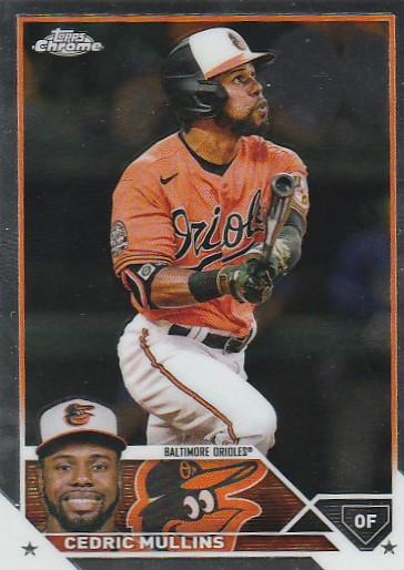 2023 Topps Chrome Cedric Mullins #68 Baltimore Orioles