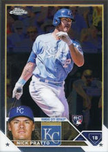 Load image into Gallery viewer, 2023 Topps Chrome Nick Pratto RC #85 Kansas City Royals
