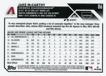 Load image into Gallery viewer, 2023 Topps Chrome Jake McCarthy #86 Arizona Diamondbacks
