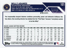 Load image into Gallery viewer, 2023 Topps Chrome Willy Adames #101 Milwaukee Brewers
