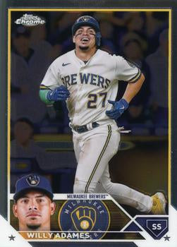 2023 Topps Chrome Willy Adames #101 Milwaukee Brewers