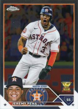 2023 Topps Chrome Jeremy Peña #113 Houston Astros