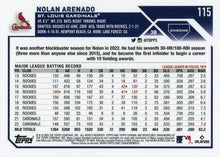 Load image into Gallery viewer, 2023 Topps Chrome Nolan Arenado #115 St. Louis Cardinals
