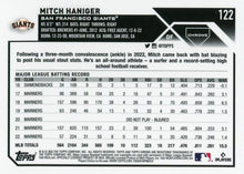 Load image into Gallery viewer, 2023 Topps Chrome Mitch Haniger #122 San Francisco Giants
