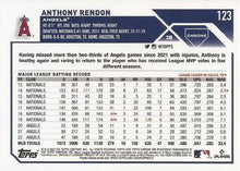 Load image into Gallery viewer, 2023 Topps Chrome Anthony Rendon #123 Los Angeles Angels
