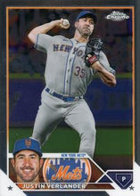Load image into Gallery viewer, 2023 Topps Chrome Justin Verlander #126 New York Mets

