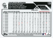 Load image into Gallery viewer, 2023 Topps Chrome Charlie Blackmon #128 Colorado Rockies
