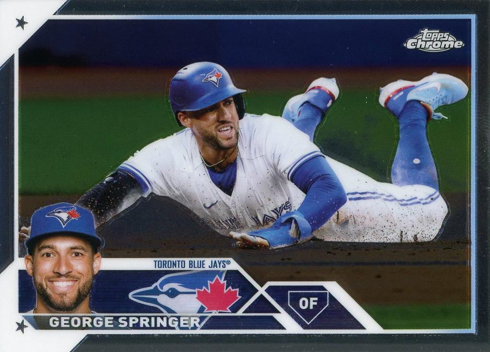 2023 Topps Chrome George Springer #134 Toronto Blue Jays