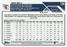 Load image into Gallery viewer, 2023 Topps Chrome Josh Bell #136 Cleveland Guardians
