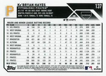 Load image into Gallery viewer, 2023 Topps Chrome Ke&#39;Bryan Hayes #137 Pittsburgh Pirates
