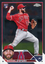 Load image into Gallery viewer, 2023 Topps Chrome Michael Stefanic RC #138 Los Angeles Angels
