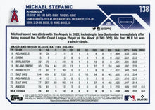 Load image into Gallery viewer, 2023 Topps Chrome Michael Stefanic RC #138 Los Angeles Angels
